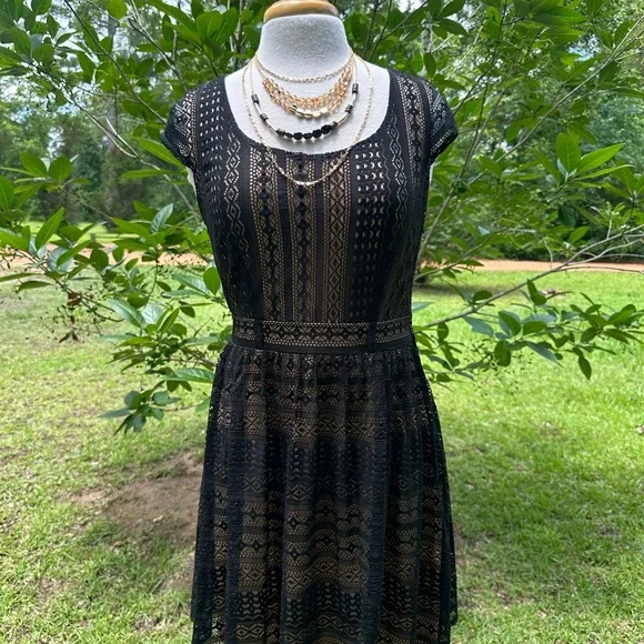 City Triangles | Dresses | City Triangles Black Sleeveless Sundress  Cocktail | Poshmark
